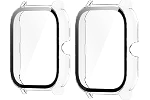 Moorovgi Funda para Nerunsa P66D/Aptkdoe P66D/Dotn P66D/Ddidbi P66D,Anti-Choque Parachoques Anti-rasguños Protector Cristal Templado Protector de Pantalla Funda (Transparente&Transparente)