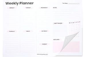 Weekly Planner - Organise Your Week With Ease. To Do List Pad. 100 Week Planner by Ruby Ashley