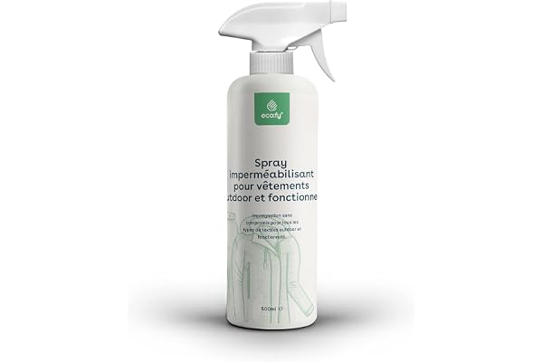 eco:fy Spray d'imprégnation pour Textiles Imprégnation Protection Contre Les intempéries sans PFC Scellement Contre l'humidité et la saleté Goretex Sympatex