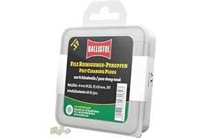 BALLISTOL 23184 Tapones de Limpieza de Fieltro, Unisex Adulto, Neutro, Kaliber .17/4,5 mm-60 Stück