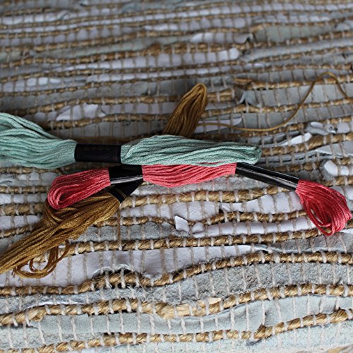 100x8m Stickgarne in verschiedenen Farben von Kurtzy TM - 5