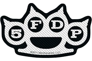 ‎FIVE FINGER DEATH PUNCH Five Finger Death Punch Knuckles Unisex Patch Standard 100% Polyester Band-Merch, Bands