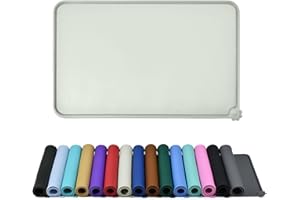 REOPET Silicone Dog Cat Bowl Mat Non-Stick Food Pad Water Cushion Waterproof - Multiple Colors, Sizes & Purposes