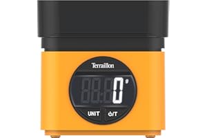 TERRAILLON BA22 Mythical Yellow - elektroniczna waga kuchenna, kultowa konstrukcja, wbudowana miska 0,7 l, duży wyświetlacz LCD, wyświetlacz liczb XXL - funkcja tarowania