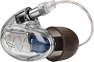 Westone Audio Pro X20 - Écouteurs IEM à Double conducteur à Armature équilibrée - Câble T2 détachable, Ambiance Passive, IEM pour Musiciens et Artistes, Écouteurs Confortables - Transparent