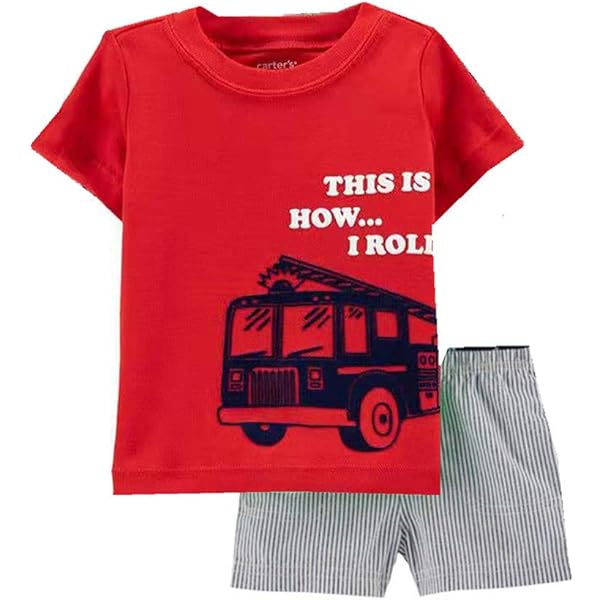 Fansu Ensembles De Pyjama Bébé 2 Pièces, Été Ensembles