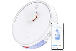 XIAOMI Robot Vacuum S20 - Robot Aspirador y fregasuelos con Sistema Inteligente de navegación láser (LDS), succión de 5000 Pa, rutas de Limpieza en Zigzag, Blanco (Versión ES)