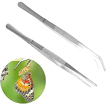 Pinzette Professionali 20 Cm - Acciaio Inox, Punta Zigrinata A 60°, Per Acquario E Laboratorio - Foto 6