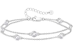 LOUISA SECRET Pferdeaugen Armband Damen 925 Sterling Silber Zirkonia Gold Armbänder Verstellbar Valentinstag Muttertag Geburtstags Weihnachten Geschenk für Sie Frauen Freundin mama