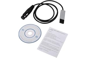 LAZMIN Mini-Adapterkabel, USB-Schnittstelle auf DMX 512, für die Umwandlung der Szene