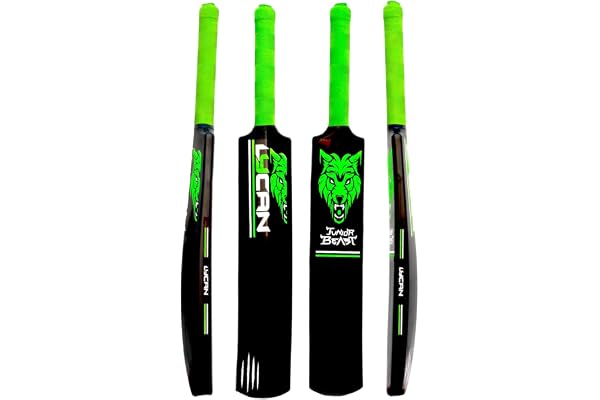 Lycan Junior Hard Plastic Cricket Bat Size 3, Age 6-8 Year Old Kids # 1pc Cricket bat only