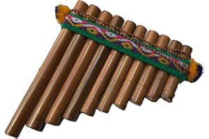 HARRINGTON MARLEY Tuyaux en bambou d'Amérique du Sud fabriqués à la main - Flûtes en bois de bambou