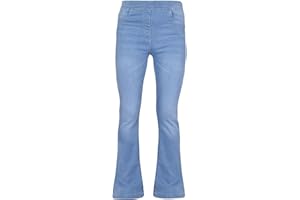 A2Z 4 Kids Girls Denim Jeans Comfort Stretchy Flared Bell Bottom Pants - Jeans JN36
