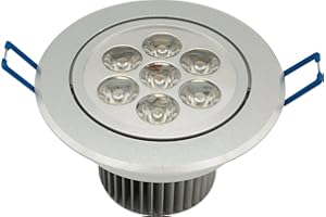 Garza 400739 Luminaire LED de type downlight encastrable haute puissance 7 W