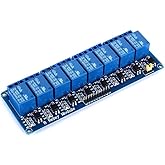 Yizhet 8 Channel Relay Module DC 5V Relay Module with Optocoupler for Raspberry Pi Arduino TTL Logic PIC DSP AVR ARM Relay Mo