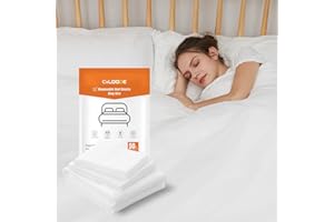 CxLoode Disposable Bed Sheets Fitted Sheet King Size, Disposable Travel Sheets for Hotel with Quilt Cover and Pillowcase, Disposable Bedding Travel Bedding Disposable Sheets for Travel Hotel Hospital