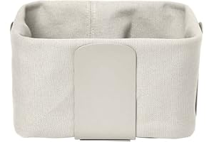 Blomus - DESA - Cesta de pan tamaño S, tono beige suave, aspecto armonioso, 20 x 20 cm, color Moonbeam (64206)