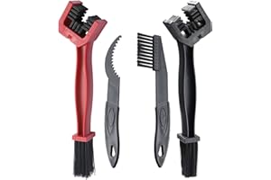 Bynccea Set di Strumenti per la Pulizia della Catena della Bicicletta,Spazzola per Guarnitura della Catena Della bici,Spazzola per la Pulizia Degli ingranaggi,Motociclette Kit di Spazzole Pulizia