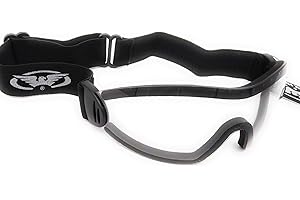 Global Vision Flare Shatterproof UV400 Jockeys Riding Goggles For Point to Point, National Hunt, Flat Or Work Complete with Storage Pouch