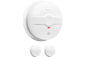 HEIMAN Detector de humo EN14604 con sensor fotoeléctrico (3 unidades)