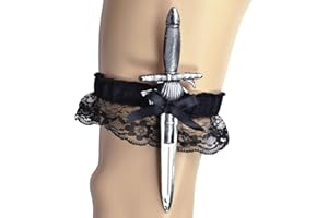 Bristol Novelty BA2990 Pirate Knife Garter for Fancy Dress, Womens, One Size Halloween Halloween