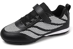 LYKDKAS Boys' Football Boots Kids Girls Astro Turf Junior Football Shoes Soccer Shoes Athletic Sneakers Training Shoes Children's Shoes