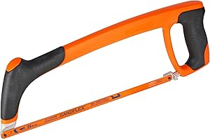 Bahco 319 Pro Heavy Duty Hacksaw 12″ & Bi-Metal 24TPI Sandflex Saw Blade