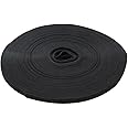 Fixman 419854 Self-Wrap Hook and Loop Tape Black 10 mm x 25m