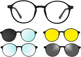 Ultem THEMA U-288 Colore M02 NERO OPACO Montatura per occhiali da vista e  sole + 4 CLIP-ON Linea Original “99 John St NYC” Genere UNISEX : Amazon.it:  Abbigliamento