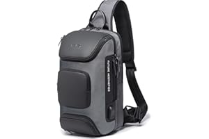 BANGE Sling Bag, Waterproof Men's Chest Bag Shoulder bags Crossbody Sling Backpack for Men