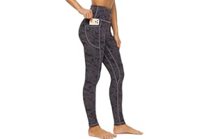 AMYTIS LINGERIE AMYTIS Gym Leggings for Women UK Stretch Soft Yoga Pants for Women Tummy Control Workout Sports Leggings with Pockets