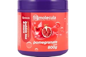 MOLECULA MOLECULA MOLEKULARNA FABRYKA SAMKU Popping Boba I Molecular Caviar Bubble Tea, Bubbles, Bubble Tea Beads 800 g I Pomegranate