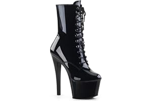 Pleaser SKY-1020 Blk Pat/Blk UK 6 (EU 39)