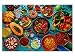 Produktbild kunst-discounter Tapas Essen Mexiko Leinwandbilder auf Keilrahmen A06039 Wandbild Poster 90 x 60 cm