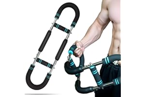 Homhut Twister Arm Trainer, Adjustable Chest Workout Equipment, Chest Trainer, Men, Portable Power Twister Bar, Removable Design, Fitness Anywhere