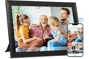 UK TECHNOLOGY LTD UK Technology Wi-Fi Digital Photo Frame, 80,000 Photos Stored, The Best Digital Frame For Gifting, Frameo Digital Picture Frame, Frameo Digital Photo Frame 10.1 Inch, 1280x800 Touchscreen, Auto-Rotate