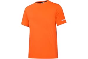 HOLURE Herren Rash Guard UPF 50+ Sonnenschutz Kurz-/Langarm-T-Shirts Leichtes, schnell trocknendes UV-Schwimm-Shirt