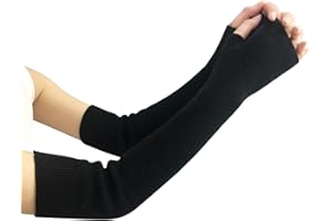 Amorar Guanti Invernali da Donna Scaldamuscoli in Maglia Scaldamuscoli in Cashmere Scaldamani da Polso Senza