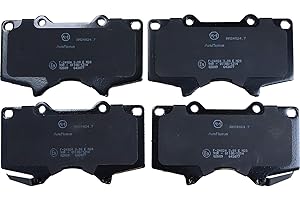 AutoMentum AM24024.7 Juego de Pastillas de Freno, juego de 4 para TOYOTA HILUX VII PICK-UP (_N1_ _N2_ _N3_) 2004- Eje delantero y otros vehiculos
