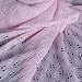 The Wool Company Soft Pink Cotton Christening Shawl