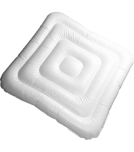 Couvercle De Spa Gonflable Carré 135x135cm - PVC, étanche Et Anti-vent, Protection Pour Bain à Remous Extérieur