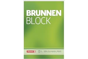 Brunnen Kieserblock - Blocco, formato A4, 50 pz, colore: bianco