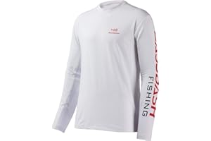 Bassdash Camisetas de Pesca para Hombre protección Solar UV UPF 50+ Camiseta de Manga Larga