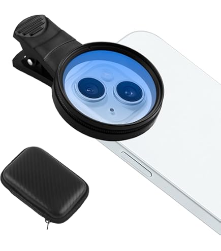 Zomei Lot De Filtres Professionnels 4 En 1 Pour Téléphone Portable - 37 Mm 4, 6, 8 Points - Filtres étoile Avec Kit De Clip Pour IPhone, Huawei, Samsung, Xiaomi Smartphones