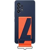 Samsung Galaxy A53 Kordonlu Silikon Kılıf - Lacivert