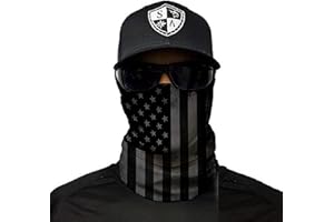 ‎SA FISHING SA Fishing Face Shield Halstuch - viele verschiedene Designs - Multifunktionstuch Schutzmaske Totenkopf Schal Gesichtsmaske Sturmhaube Bandana Ski Motorrad