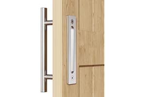 WOLFBIRD Maniglia porta scorrevole 24 cm, doppia faccia, acciaio inox