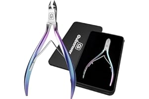 GUBONWER Cuticle Trimmer 3/4 Jaw Extremely Sharp Cuticle Nippers Stainless Steel Clippers Cutter Remover Pedicure Manicure Nail Tool