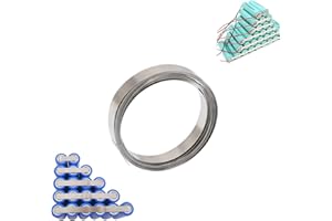 SHOWLL Nickelband 0,15×8mmx3m Nickel Streifen Reines Nickel Platten Stahlband für Li 18650, 32650 Batterie Schweißen Punktschweißgerät für akkus SchweißZubehör