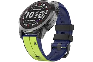 MYSNBKN Cinturino per Garmin Fenix 7/Fenix 6/Fenix 6 PRO/Fenix 5/Fenix 5 Plus/Forerunner 935/945, 22mm Cinturino di Ricambio in Silicone, Braccialetto Quick-Fit